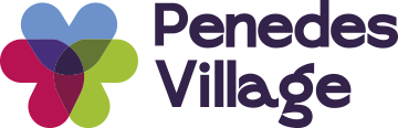 Logo de Penedès Village en su configuración horizontal